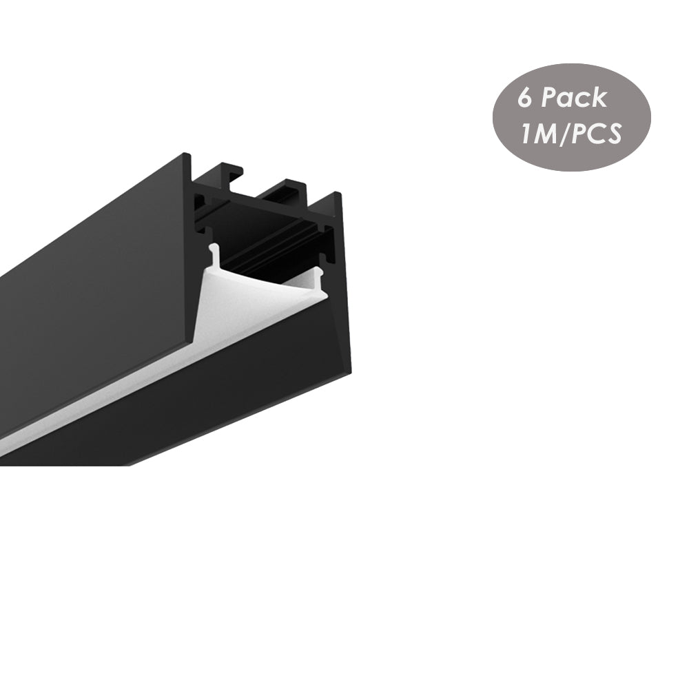 23*26mm Low Glare Aluminum LED Channel With Milky Diffuser Cover,Alu Profile Extrusion Track(DK-MP2326）