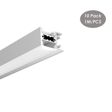 Charger l&#39;image dans la galerie, 24*23mm Wall Light LED Profile Uplight and Downlight Aluminum Channel Extrusion Track for Architectural Designer(DK-MP2423)
