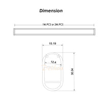 Ladda upp bild till gallerivisning, 30*15mm Wardrobe/Closet Mounted Aluminum LED Profile With Hanging Rails for 8-12mm LED Strips（DK-MP3015）
