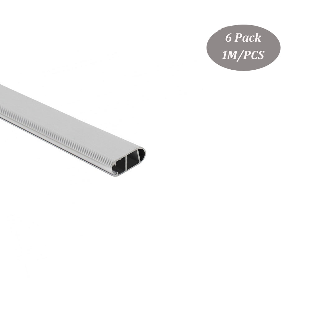 30*15mm Wardrobe/Closet Mounted Aluminum LED Profile With Hanging Rails for 8-12mm LED Strips（DK-MP3015）