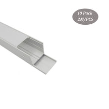 Charger l&#39;image dans la galerie, 35*42mm Wall and Ceiling Aluminum LED Profile with Milky Diffuser Cover for 8-33mm Width Strip Light（DK-MP3542A）
