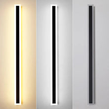 Загрузить изображение в средство просмотра галереи, 10 PCS / Pack Modern Waterproof Outdoor Long Strip LED Wall Light IP65 Aluminum Wall Lamp Garden Porch Garage Front Door Sconce Wall Light
