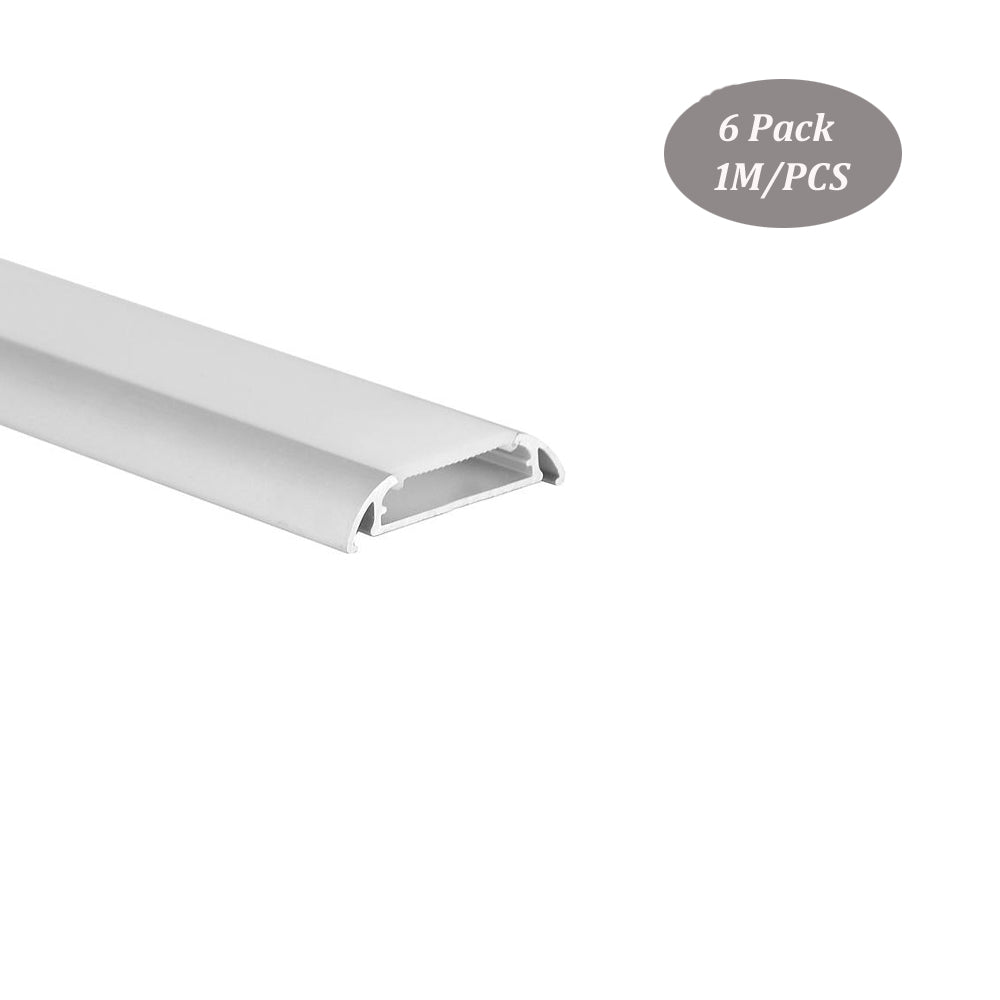 39*9mm Cabinet Aluminum LED Profile with Milky Diffuser Cover for 8-27mm Width Strip Light（DK-MP3909）