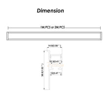 Lataa kuva Galleria-katseluun, 39*15mm Architectural Drywall LED Plaster Profile Wall Ceiling Aluminum LED Channel Extrusion Track(DK-DP3915)
