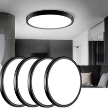 Charger l&#39;image dans la galerie, 12 Inch 24W LED Flush Mount Ceiling Light 5000K Daylight 120V Surface Mount Ceiling Light LED Flat Overhead Ceiling Light Fixture for Kitchen Bedroom Living Laundry Room
