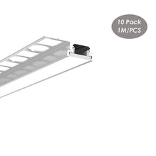 Charger l&#39;image dans la galerie, 41*12mm Tile/Marble Edge Aluminum LED Profile Trimless Recessed for Kitchen/Bathroom(DK-DP4112）
