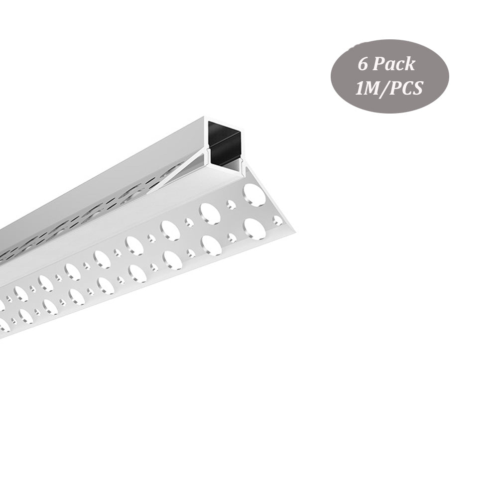 46*26mm Inner Corner Plaster-in Profile Extrusion,Aluminum LED Channel for Architectural Lighting(DK-DP4626)