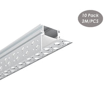 Carica l&#39;immagine nel visualizzatore di Gallery, 49*35mm Plaster LED Profile Wall to Ceiling Drywall Aluminum Channel Extrusion Track for Architectural Home Theater(DK-DP4935)
