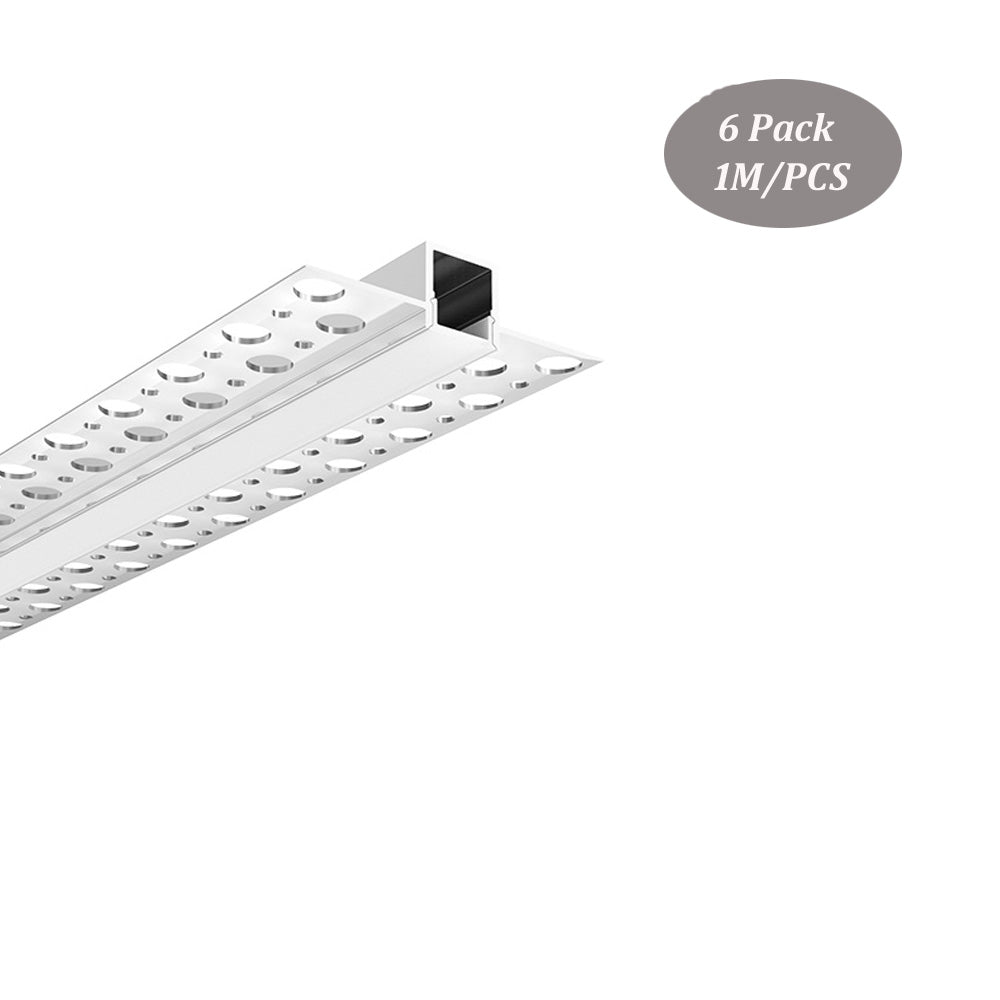 53*14mm Delkon Trimless Recessed Aluminum LED Profile Channel Fixture for 8-10mm Width Strip Light(DK-DP5314)