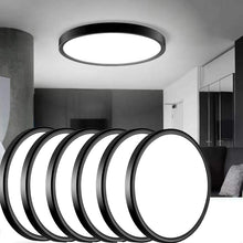 Загрузить изображение в средство просмотра галереи, 12 Inch 24W LED Flush Mount Ceiling Light 5000K Daylight 120V Surface Mount Ceiling Light LED Flat Overhead Ceiling Light Fixture for Kitchen Bedroom Living Laundry Room
