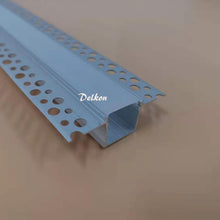 Load image into Gallery viewer, 63*20mm Plaster-in LED Profile,Aluminum Channel Extrusion with Flange for Drywall Wall and Ceiling(DK-DP6320)
