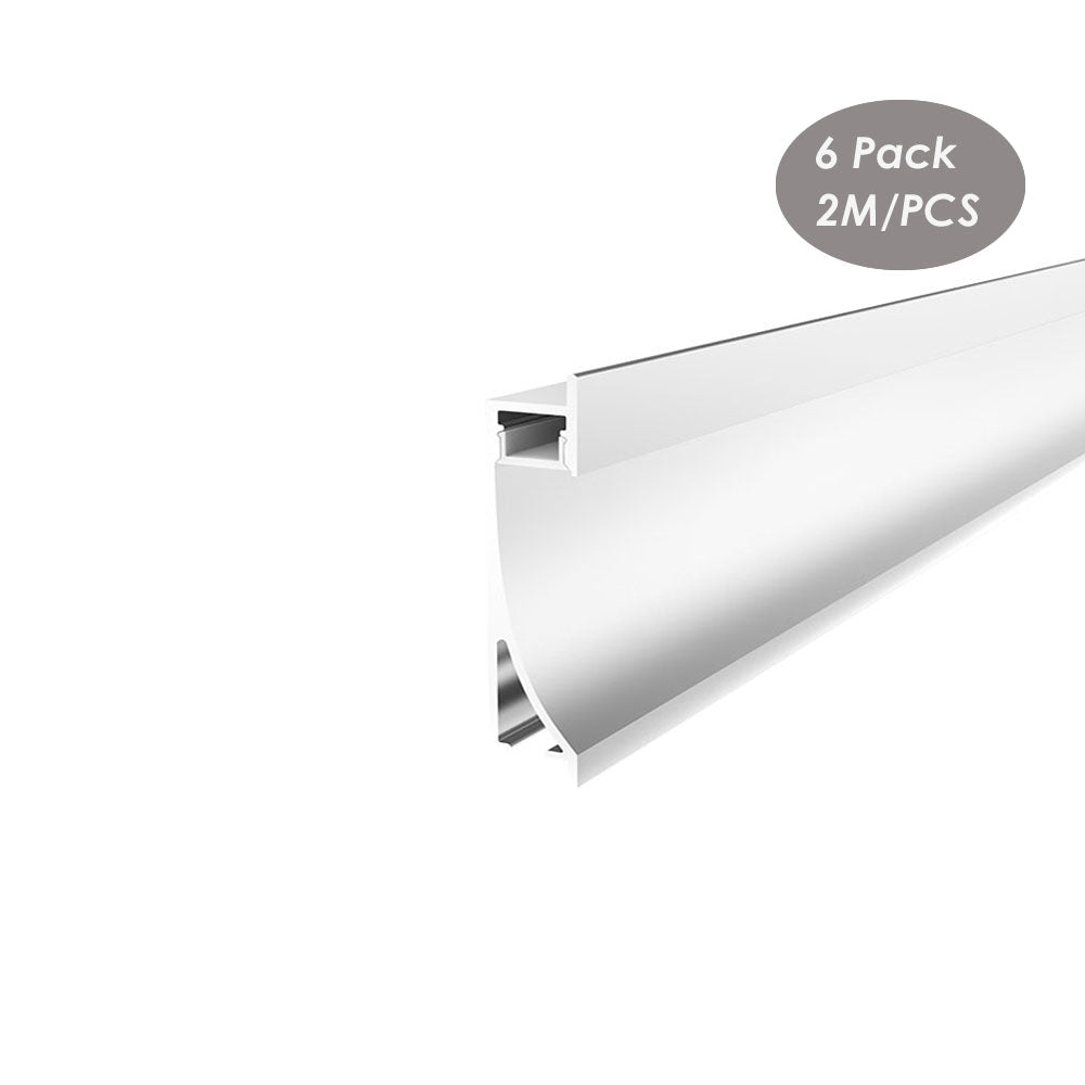 Baseboard Lighting Systems Aluminum Wall Molding Trim Set Living Room