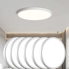 Загрузить изображение в средство просмотра галереи, 12 Inch 24W LED Flush Mount Ceiling Light 5000K Daylight 120V Surface Mount Ceiling Light LED Flat Overhead Ceiling Light Fixture for Kitchen Bedroom Living Laundry Room
