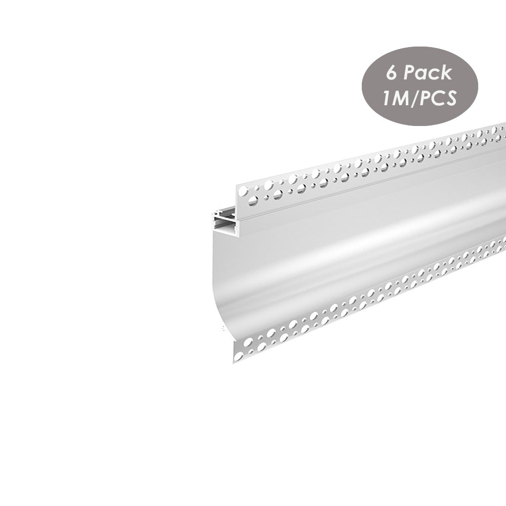 133*18mm Architectural Skirtingboard Ceiling Plaster LED Profile Recessed Drywall LED Aluminum Profile(DK-DP13318)