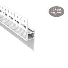 Загрузить изображение в средство просмотра галереи, 75*15mm Architectural Plaster Drywall LED Profile Wall Ceiling Aluminum LED Channel Extrusion Track(DK-DP7515)
