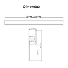 Load image into Gallery viewer, 75*15mm Architectural Plaster Drywall LED Profile Wall Ceiling Aluminum LED Channel Extrusion Track(DK-DP7515)
