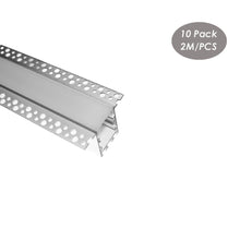 Carica l&#39;immagine nel visualizzatore di Gallery, 74*35mm Plaster LED Channel,Drywall Aluminum LED Profile Trimless Recessed for Architecture(DK-DP7435)
