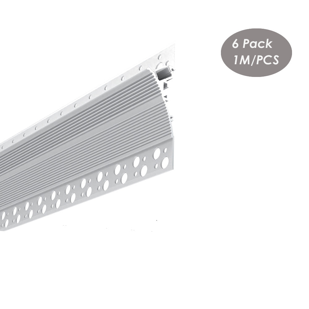 88*24mm Architectural Drywall LED Plaster In Profile Wall Washer Aluminum LED Channel Extrusion Track(DK-DP8824)