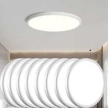 Carica l&#39;immagine nel visualizzatore di Gallery, 12 Inch 24W LED Flush Mount Ceiling Light 5000K Daylight 120V Surface Mount Ceiling Light LED Flat Overhead Ceiling Light Fixture for Kitchen Bedroom Living Laundry Room
