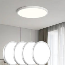 Cargar imagen en el visor de la galería, 9 Inch 20W LED Flush Mount Ceiling Light 5000K Daylight 120V Surface Mount Ceiling Light LED Flat Modern Ceiling Light Fixture for Kitchen Bedroom Living Laundry Room
