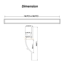 Charger l&#39;image dans la galerie, 91*15mm Architectural Skirting LED Plaster Profile Wall Ceiling Aluminum LED Channel Extrusion Track(DK-DP9115)
