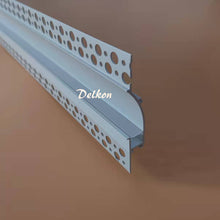 Load image into Gallery viewer, 91*15mm Architectural Skirting LED Plaster Profile Wall Ceiling Aluminum LED Channel Extrusion Track(DK-DP9115)
