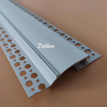 Загрузить изображение в средство просмотра галереи, 91*15mm Architectural Skirting LED Plaster Profile Wall Ceiling Aluminum LED Channel Extrusion Track(DK-DP9115)
