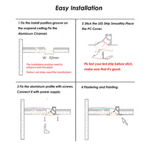 Load image into Gallery viewer, 94*34mm Wall Washer Aluminum LED Profil Architectural Drywall Plaster LED Strip Channel for Interior Lighting(DK-DP9434）
