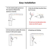 Загрузить изображение в средство просмотра галереи, 95*35mm Wall Washer LED Alu Profil Architectural Drywall Plaster LED Strip Aluminum Profile Lighting(DK-DP9535）
