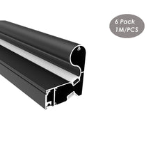 Load image into Gallery viewer, 95*79mm LED Strip Light Aluminum LED Profile Channel with Hand Rails for Shopping Mall Hospital Stairs(DK-MP9579)
