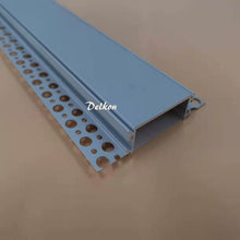 Load image into Gallery viewer, 98*18mm Plaster-in Aluminum LED Profile Channel Extrusion Drywall Gypsum Trimless Recessed for LED Strips(DK-DP9818)
